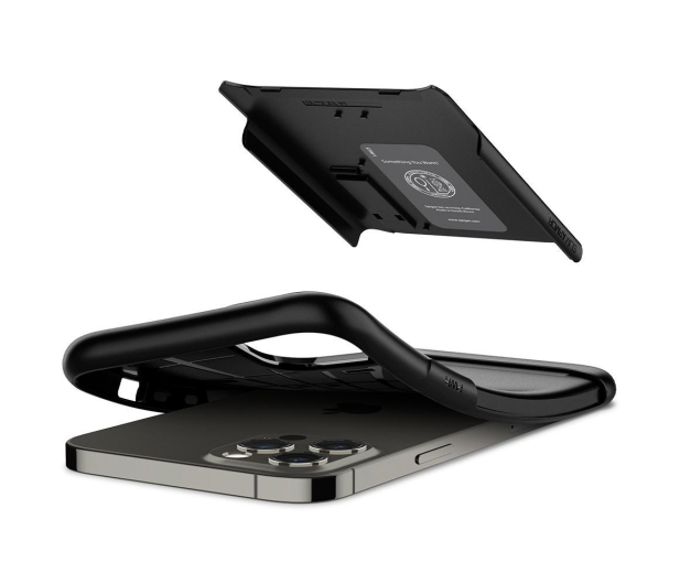 SPIGEN Etui Slim Armor do iPhone 12 Pro Max black - 1380795 - zdjęcie 2